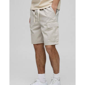 Pantalones cortos Cargo informales para hombre, pantalones cortos Cargo de algodón con cordón para hombre, pantalones cortos de verano con cintura con cordón - Product Image 4