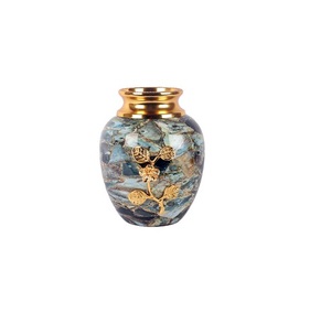 Vase à fleurs élégant en métal de luxe pour la décoration de mariage d'hôtel à la maison Vase à fleurs en métal Pots et Vases à fleurs en métal Design tendance - Product Image 1