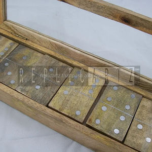 Juego de Dominó de Madera de Alta Calidad |   Juego de Mesa Familiar Clásico para Adultos y Niños | Juego de Dominó Tradicional de Madera | Suministro al por Mayor - Product Image 1