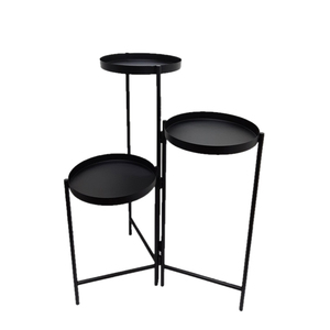 Soporte de maceta de jardín con acabado plateado para decoración interior y exterior decorativo para el hogar hecho a mano al por mayor a granel - Product Image 4