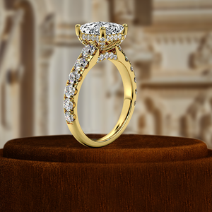 Anillo de Diamante con Certificado IGI de 1 Quilate, para Ella, Oro Sólido de 14K, Solitario con Diamante Cultivado en Laboratorio, Anillo de Compromiso - Product Image 4