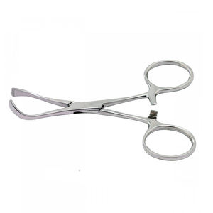 Pince à serviettes Ortho Genix en acier inoxydable OG-44 avec clip pour usage hospitalier et tube/câble - Product Image 1