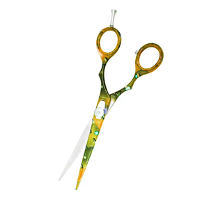 Ciseaux de salon de beauté de haute qualité ciseaux de coupe de cheveux de barbier enduits de papier de fantaisie en acier inoxydable - Product Image 3