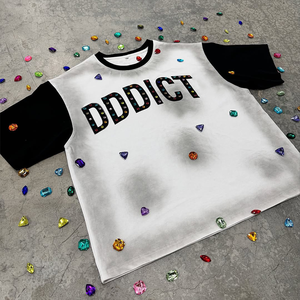 Camiseta Oversize de Algodón 100% para Hombre, Lavado Ácido, Estilo Vintage, con Logotipo Personalizado en la Parte Delantera, Estampado de Letras en Relieve, Venta al por Mayor OEM - Product Image 3