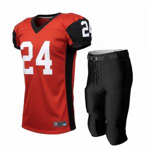 Uniforme de Fútbol Americano Profesional Personalizado de Diseño Superior para Entrenamiento Juvenil, Uniforme Deportivo de Alta Calidad, Uniforme Americano Corto Personalizado - Product Image 6
