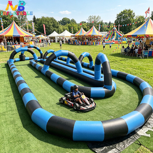 NG-SG087 Barrière de piste de karting gonflable, clôture de piste de course extérieure pour enfants - Product Image 1