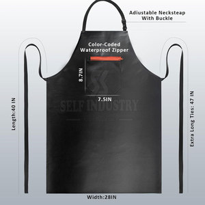 Delantal impermeable con logotipo personalizado de alta calidad, venta en línea, cómodo delantal impermeable más vendido - Product Image 2