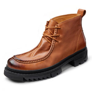 Elegantes Botas Cortas de Piel de Vacuno de Primera Calidad con Forro Transpirable y Resistentes al Desgaste para Uso Diario, Viajes y Actividades al Aire Libre - Product Image 1