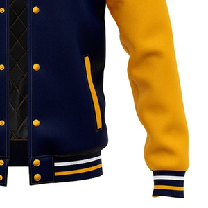 Chaqueta Universitaria Personalizada de la Mejor Calidad, Sublimada, con Letras, para Adultos, Color Personalizado, Logotipo Personalizado en la Parte Delantera - Product Image 5