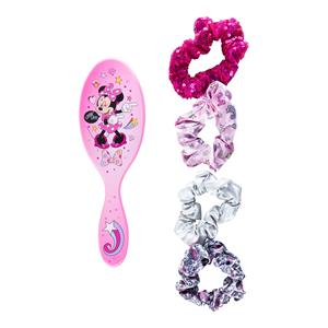 OEM/ODM Customizable Mickey Minnie Mouse Hair Styling Accessories Kids <b>Detangling</b> Hair <b>Brush</b> 4 Scrunchies Direct Factory Price - Product Image 2