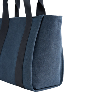 High Quality Recycled Cotton Canvas Tote Bag With Many Pockets New Fashion Design Low MOQ for Beach Use - Product Image 3