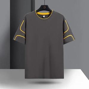 เสื้อยืดสำหรับผู้ชายเสื้อยืด200Gsm ใส่สบายเสื้อยืดโอเวอร์ไซส์ DTG เปิดไหล่ออกได้180ถึง200แกรม - Product Image 2