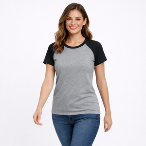 เสื้อยืดคอกลมแขนสั้นทรงเข้ารูปสไตล์โลลิต้าสำหรับผู้หญิง พิมพ์ลาย ผ้าสแปนเด็กซ์/คอตตอน คุณสมบัติป้องกันการหดตัวและระบายอากาศได้ดี - Product Image 2