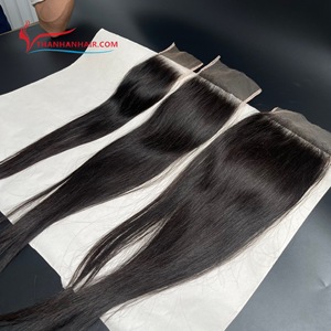 4x4 5x5 fermeture de dentelle suisse transparente 100% extensions de cheveux humains vietnamiens bruts fermeture de dentelle transparente toutes les couleurs - Product Image 2
