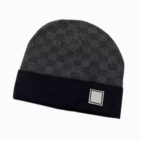 Bonnets imperméables de luxe pour hommes et femmes, chapeaux d'hiver chauds, casquettes, logo personnalisé, couvre-chefs de créateur à la mode pour les affaires