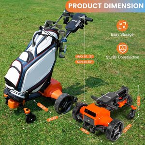 G5 Electric <b>Golf</b> <b>Cart</b> Auto-Follow You, 54 Hole <b>Battery</b>, All-Terrain Anti-Tipping, Electric <b>Golf</b> Push <b>cart</b> w/ Remote APP Control - Product Image 3