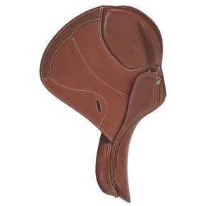 Selle de cheval de style Cowboy en cuir solide Sangles réglables Corne de siège arrière profond Ranch durable Équitation en montagne Grands animaux - Product Image 3