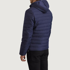 Veste matelassée chauffante coupe-vent pour homme, personnalisable avec logo OEM, nouvelle conception, doublure en coton et soie, idéale pour l'extérieur en hiver - Product Image 2