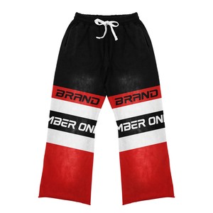 Ensemble deux pièces d'hiver, chaud et lourd, veste universitaire en cuir et pantalon en polaire Survêtements personnalisés à la mode - Product Image 3