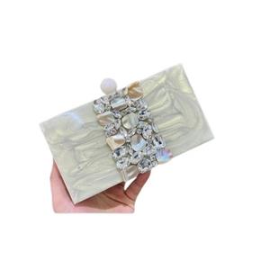 Bolso de Mano de Metal Estilo Mosaico Indio Bohemio para Mujer, Bolso de Noche de Lujo Hecho a Mano, Bolso de Mensajero para Boda, Cadenas al por Mayor - Product Image 2