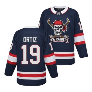 Jersey de Hockey sobre Hielo Personalizado con Bordado Tackle Twill, Profesional, OEM, Poliéster Transpirable, Absorbe la Humedad, Ropa Deportiva Corta para 32 Equipos - Product Image 2