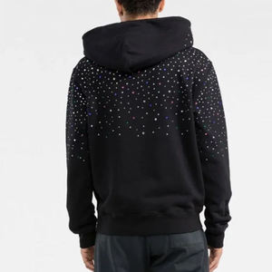 Pull coloré de créateur de haute qualité sweats à capuche personnalisés Streetwear sweat à capuche en pierre du Rhin personnalisé surdimensionné délavé à l'acide pour hommes - Product Image 4