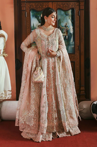 Lehenga Choli Anarkali pakistanais de créateur, lourdement brodé, pour femmes, tenue de soirée de mariage élégante - Product Image 2