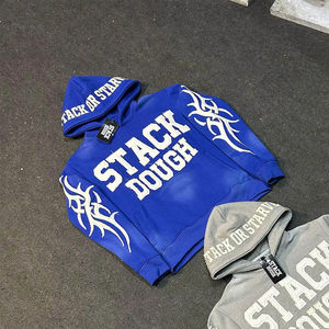 Sudadera con Capucha Personalizada con Logotipo, Mezcla de Algodón Desgastado por el Sol, Cómoda, para Hombre, Aplique Bordado, Sudadera con Capucha a Precio Económico - Product Image 4