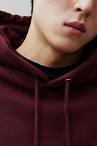 Vêtements actifs de luxe Cottonblend poignets élastiques sweat à capuche réglable pour hommes Premium hiver Streetwear classique hommes à capuche - Product Image 6