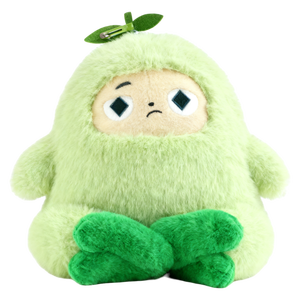 Muñeco <span class=keywords><strong>de</strong></span> Peluche Suave y Adorable en Forma <span class=keywords><strong>de</strong></span> Nube Verde con Cara Dormilona - Product Image 3