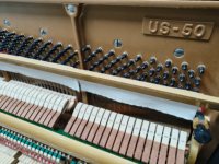 Piano vertical Kawai US50 en stock, envío rápido, piano vertical resistente para uso a largo plazo para escenario y estudio de segunda mano