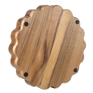 Bandeja decorativa otomana de madera Bandeja de mesa de centro elegante - Product Image 6