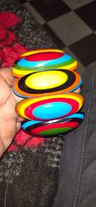 La mejor calidad, pulsera de moda de resina de latón hecha a mano de primera calidad personalizada para mujer con perlas de colores llamativos, India directa - Product Image 5