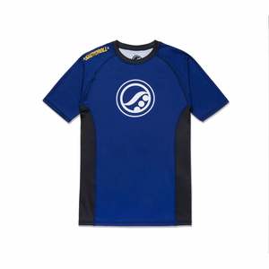 Chemises de compression personnalisées imprimées par transfert thermique, protection UV, surf, BJJ, MMA, rashguard en spandex, pour hommes, 280g, adulte - Product Image 1