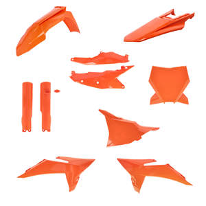 Kit complet en plastique Acerbis pour KTM, style motocross, carénage arrière en acier carbone, pièces de moto, compatible avec l'expédition aérienne - Product Image 1