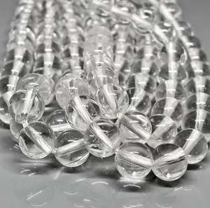 สร้อยคอคริสตัลธรรมชาติ ลูกปัดคริสตัลใสขัดเงา เครื่องประดับหินสีแดง ขายส่งแบบเป็นเส้น สำหรับบำบัดรักษา - Product Image 4