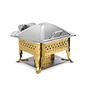 Vente à chaud Chauffe-plats pour buffet, chauffe-plats pour hôtel, restaurant, traiteur, chauffe-plats d'occasion en laiton massif - Product Image 2
