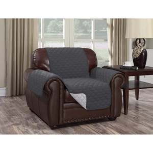 Reversible Water-Resistant Couch <b>Cover</b> Available in 4 Colors & 3 Sizes <b>for</b> Furniture Protection! - Product Image 2