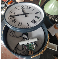 Sistema de Sincronización de Relojes GPS para Exteriores, Posicionamiento Automático de Manuales, Diámetro Máximo de 90 cm, Libre de Mantenimiento, Programable en 0.25/0.5s