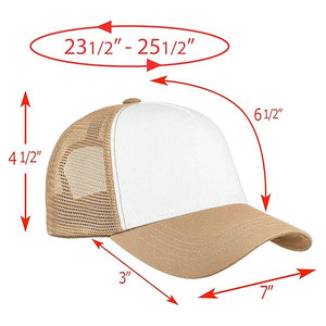 Gorra de béisbol con Panel de malla de alta calidad a la moda, gorra deportiva de malla para ciclismo, diseño ligero, gorra de malla con logotipo personalizado - Product Image 5