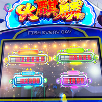 Table de jeu de pêche pour 8 joueurs, machine de jeu électronique d'arcade avec tickets de récompense, jeux amusants à pièces, à vendre, fabricant