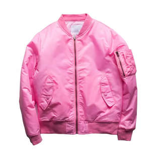 แจ็คเก็ตบอมเบอร์ผู้ชายแบบเรียบ ปี 2026 พร้อมงานปักลายแบบกำหนดเอง แขนยาว สำหรับฤดูหนาว - Product Image 2