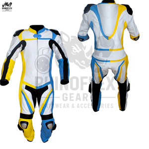Nuevo Traje de Motocicleta de Cuero RHINOFLEX GEAR RG-MS-04 Personalizado, Estilo de Carreras, Transpirable, Unisex, Hecho en Pakistán, para Todas las Temporadas - Product Image 3
