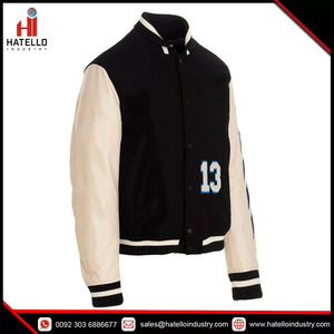High Quality Men's Varsity Jackets Custom Baseball Letterman Bomber Jacket Embroidery Canvas Style Formal-Wholesale Low <b>Winter</b> - Product Image 3