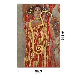 Modern Hygieia <b>Poster</b> by Gustav Klimt Durable Paper Design - Product Image 1