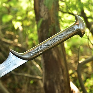 Épée miniature de chasse et de camping en acier Damas de haute qualité, faite à la main, très vendue, matériau solide - Product Image 3