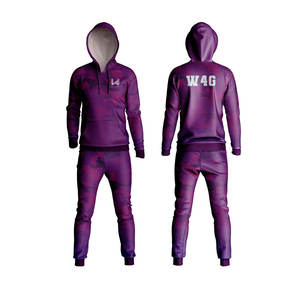 Unisex <b>Men's</b> Winter Heavyweight Floral <b>Gym</b> Track Suit Hoodie <b>Pants</b> 2 in 1 Design Front Logo - Product Image 4