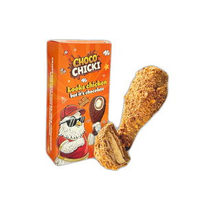 Crispy Cluck Milk Chocolate Chicken Leg 48g Per 100g Energy 2200 Kj 530 Kcal Fat 30g Carbohydrates 59g - Product Image 5