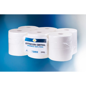 Rouleau de papier toilette industriel lisse 0,62 kg 12 pièces B2B - Product Image 1