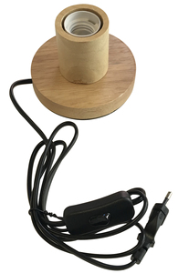 Base per lampada da tavolo in legno modello Kline E27 (F-Bright 1200104-M) - Product Image 3
